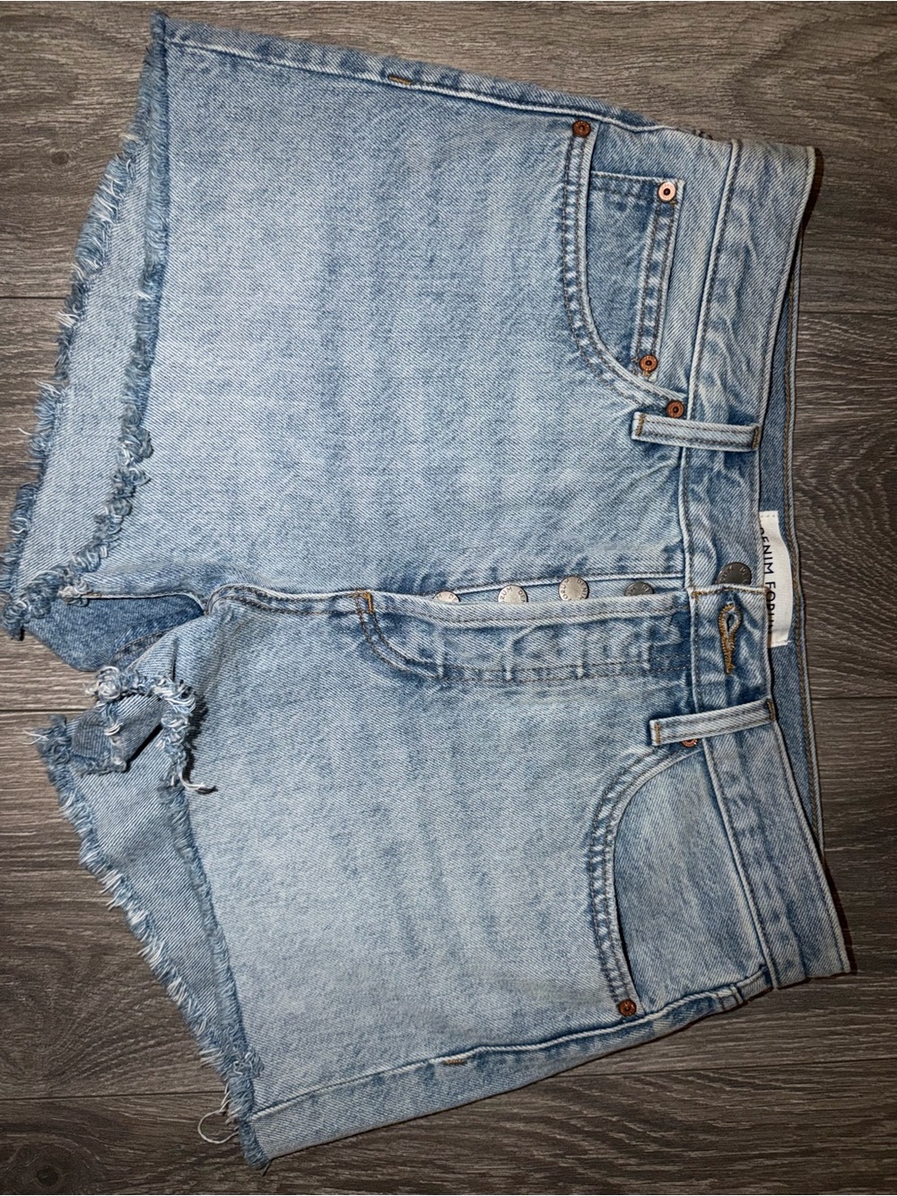 Denim Forum Light Blue Denim Shorts